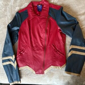 Her Universe Wonder Woman Vegan Leather Jacket